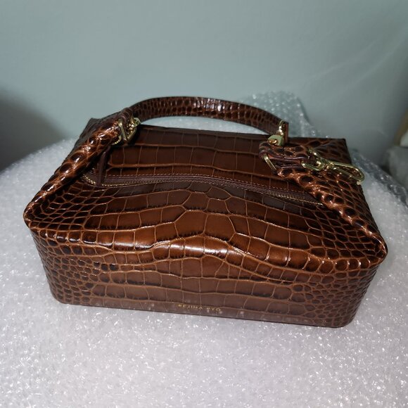 Cutting Edge Rejina Pyo Leather Box Bag New - Picture 2 of 6